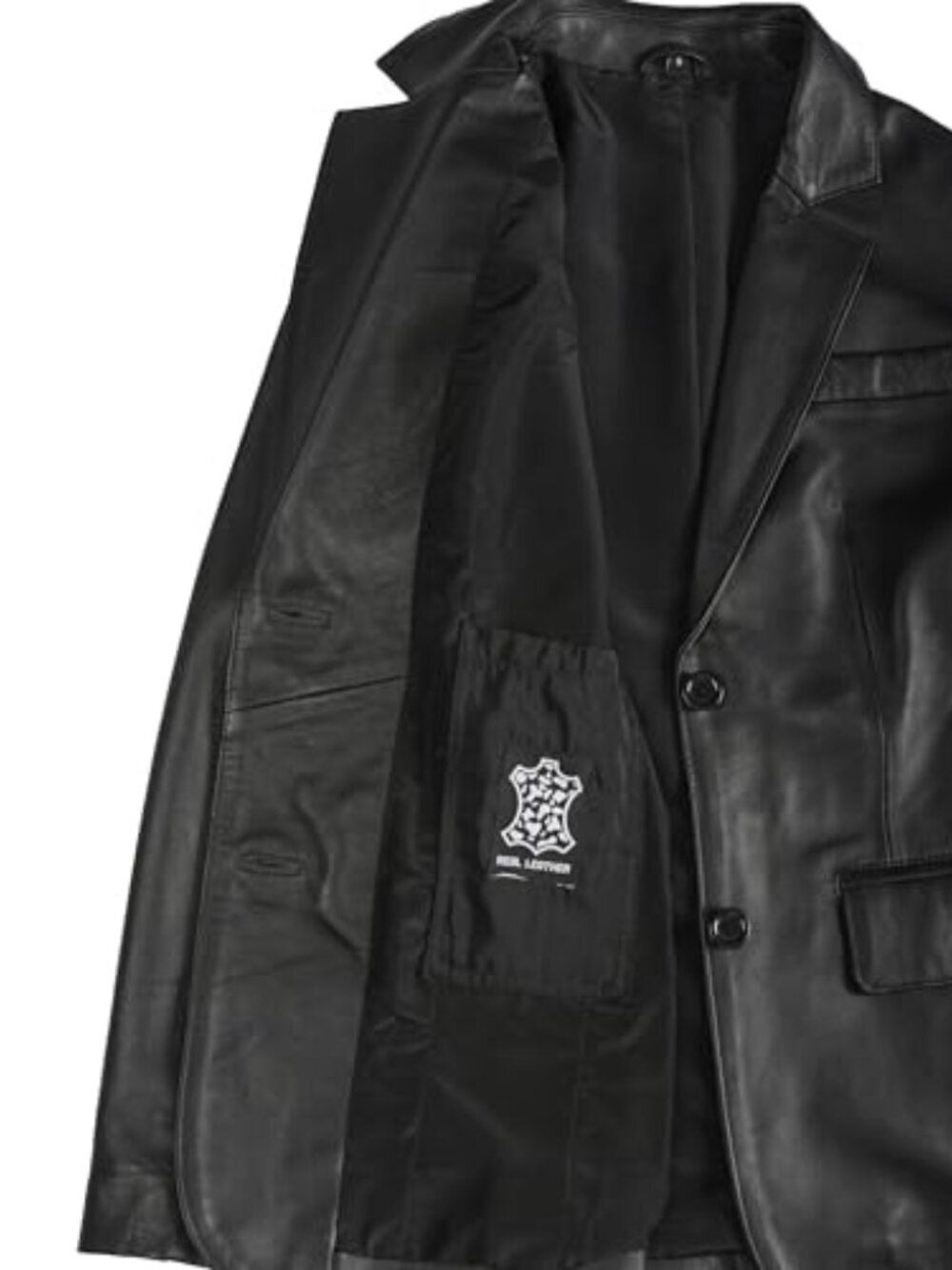 🆕 Leather Blazer Women - Casual Fashion Coat Style Real Lambskin Womens - Picture 5 of 7